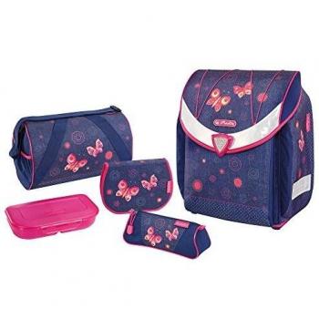Herlitz Schulranzen Flexi Plus Set, 39 cm, Butterfly Dreams