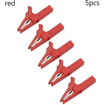 5PC 55MM Colorful Alligator Clip Probes for Multimeter Testing