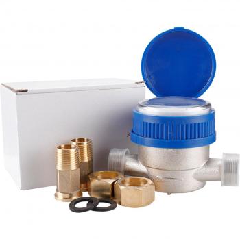 15mm 1/2 inch Garden Water Meter with Adjustable Rotary Counter