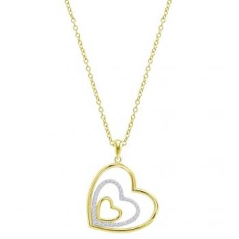 Collier Coeurs Entrelacés Lotus