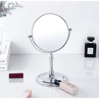 360-Degree Rotating Double-Sided Makeup Mirror 3X Magnification 8 Inch Vanity Mirror KD1398