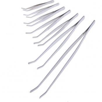 Stainless Steel Multifunctional Tweezers for Aquariums - 12.5/14/16/18/20/25/30cm