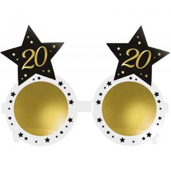 Gafas de Cumpleaños 20 Años Estilo Estrella