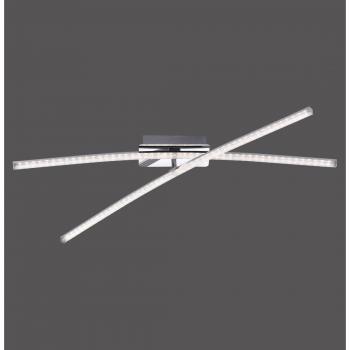 Spring Lighting Simon Chrome LED 12.8W 3000K Semi‑Flush Ceiling Fixture