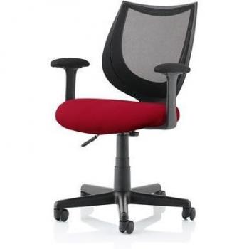 Camden Black Mesh Chair in Ginseng Chilli KCUP1518