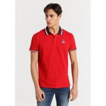 Polo Casual Lois Jeans Manga Corta Rojo 2024
