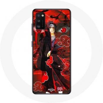 Coque protection Galaxy A41 Itachi Uchiwa – style anime