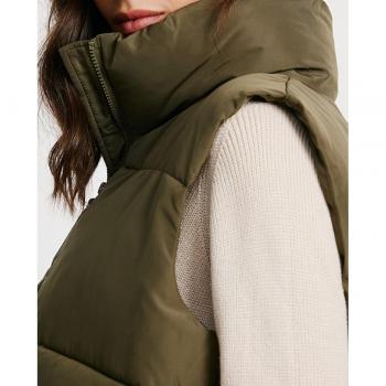 Vero Moda Chaleco acolchado de mujer con cremallera