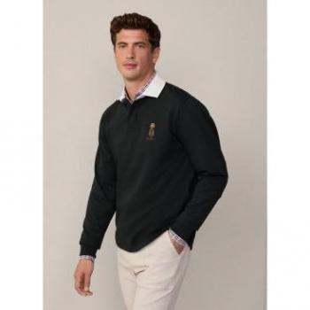 Hackett Polo Heritage Black Rugby 1M