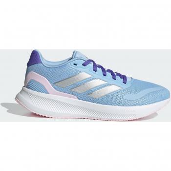 Scarpe Da Ginnastica Adidas Junior Runfalcon 5 Glow Blu / Argento Met / Rosa Chiaro