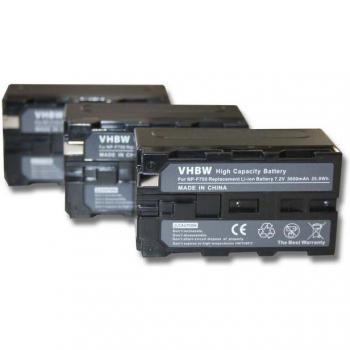 Batteria VHBW Li-Ion 3600mAh per Video Walkman Sony GV-A500E