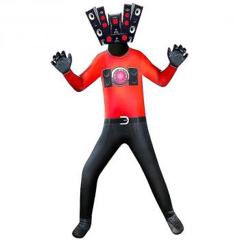 Robe Halloween Skibidi 5-6 ans – Costume de toilettes pour enfants