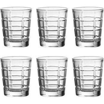 Vasos de puro tallado, set de 6 unidades