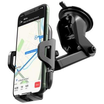 HOCO CA76 360° Car Phone Mount – Universal Holder for iPhone 12 Pro Max, Xiaomi 11, Samsung A51 & A71