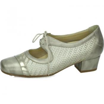 Golden High Heel Shoe - D'Cutillas Model 81172, Size 35