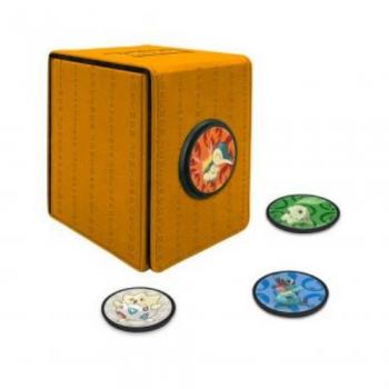 Ultra Pro Boîte de Deck Pokémon Johto avec 4 Insignes Thématiques