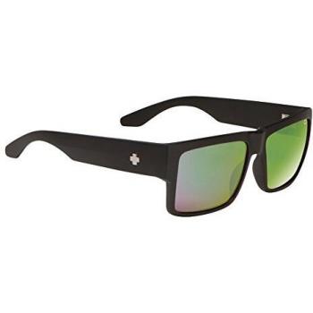 Spy Cyrus Geometric Acetate Men's Matte Black/Happy Bronze Green Spectra Polarized