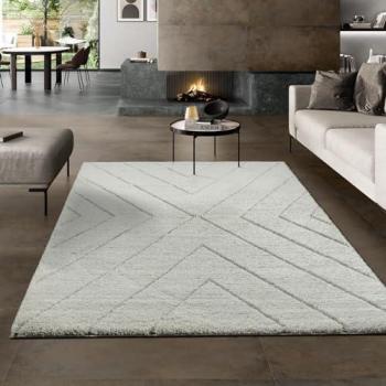 Teppich »Bahar Shaggy«, rechteckig, 30 mm Höhe, Shaggy eleganter Wohnzimmer Teppich Hochflor