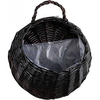Wicker Rattan Hanging Planter