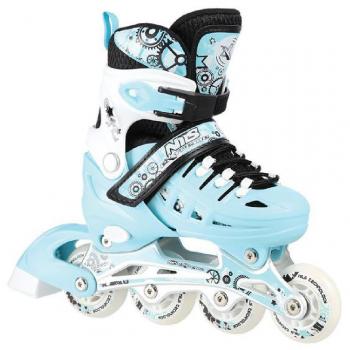 Nils Extreme 4‑in‑1 Inlineskates – Mehrzweck-Schuh mit austauschbaren Kufen