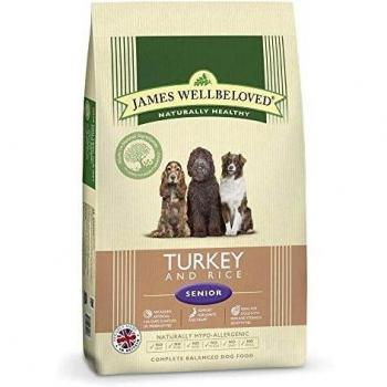 James Wellbeloved Adult Dog Senior Turkey & Rice Kibble 2kg