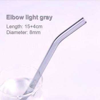 Reusable Heat Resistant Glass Straw for Smoothies