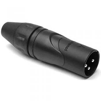 AX3MB-AU XLR-Steckverbinder Stecker, gerade Polzahl (num): 3 Schwarz 1 St