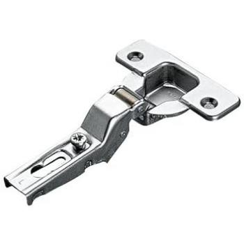 Charnière invisible à visser coudée 9mm finition argent - SALICE