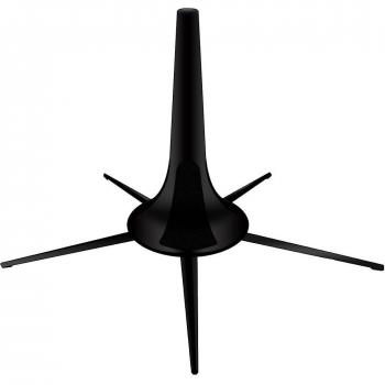 Porte‑trompette pliable en métal noir – 5 pieds