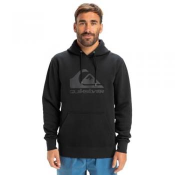 Quiksilver Felpa con Cappuccio Comp Logo Nero S