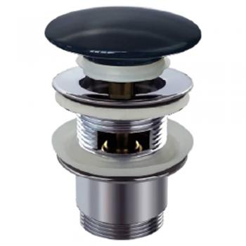 Tappo per Valvola di Scarico di Design 1¼x65 mm Nero