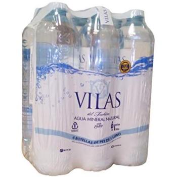 Vilas del Turbón - Agua Mineral en Botellas de 1 Litro - Pack de 6
