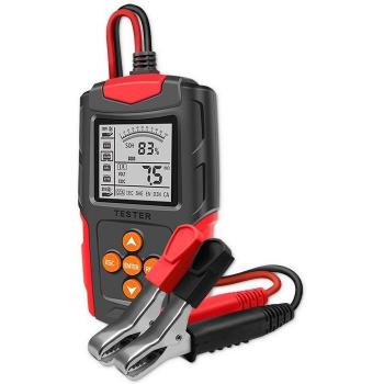 Testeur Qoltec LCD Digital Batterie 12 V / 24 V 3 Ah‑200 Ah