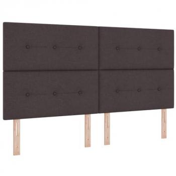 VidaXL Boxspringbett Dunkelgrau 90x190 cm mit Matratze