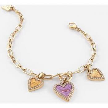 Guess, Armschmuck, Romantisches Goldplattiertes Armband JUBB03235JWYGPP