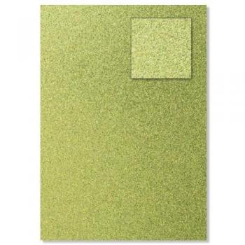 BRUNNEN Glitterkarton A4 200g limone