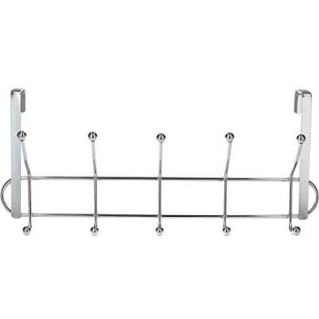 Perchero Metálico Colgante para Puerta 5/10 Ganchos