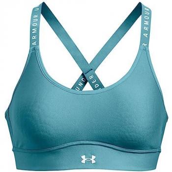 Under Armour Sujetador Deportivo Infinity Covered Azul XS