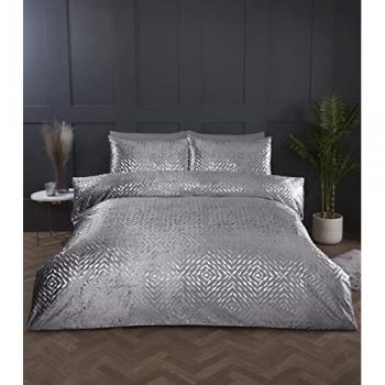 Rapport Home Silver Bellagio Duvet Set