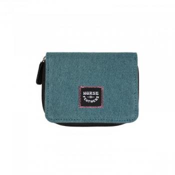 Horsefeathers Kairi Blue Leather Wallet