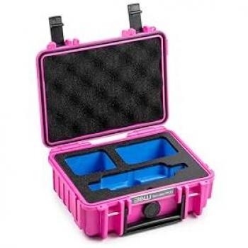 B&W International B&W action.case PP.23 pink für Insta360 X3 (Kamera Beutel, 2.30 l)