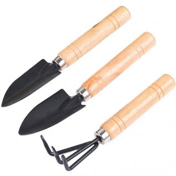 'The Best' 3-delige Mini Tuinier Set met Duurzame Schop, Hark en Spade 889