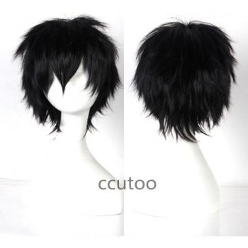 Ccutoo Azul Esponjoso 30 cm – Peluca Sintética con Resistencia al Calor