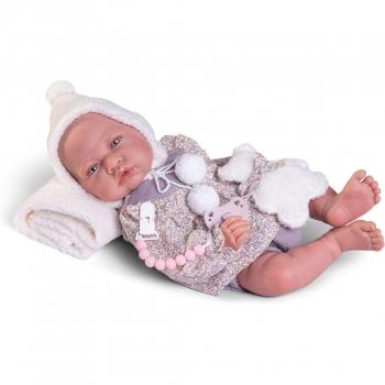 Muñeca Sweet Reborn Nacida con Manta de Borreguillo