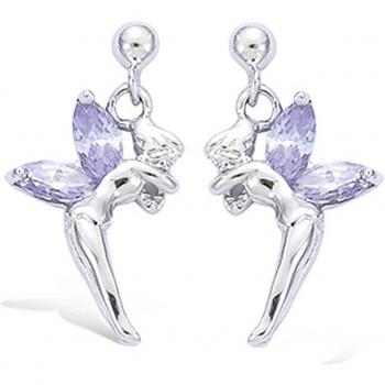 Trésors de Lily - Boucles Argentées Fée Clochette