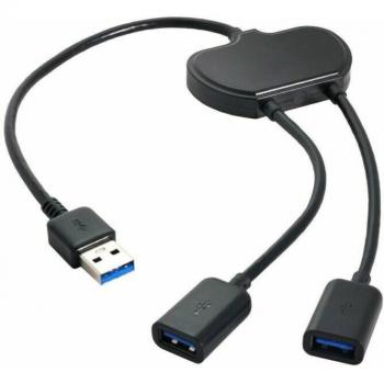 USB 3.0 High-Speed Hub - One to Two Octopus Splitter