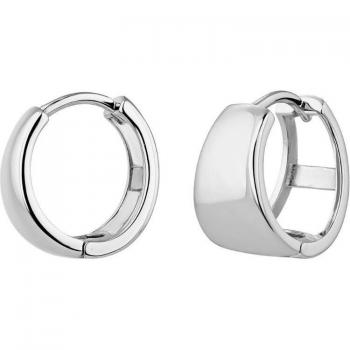 Ear Candy - Pendientes de aro Auro de plata bañada en rodio