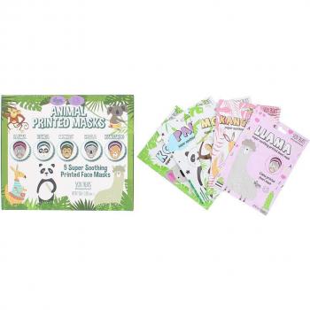 Skin Treats Printed Sheet Masks Gift Set 5 Pieces