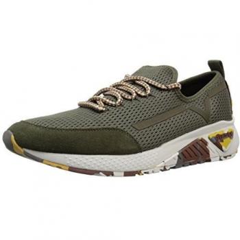 Uomo Diesel SKB S-KBY Knit Scarpe da Ginnastica Olive Night 40.5 EU