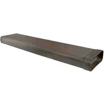 N17016 Flachrohr mit Muffe